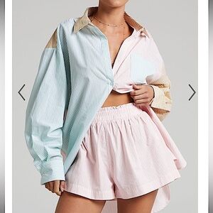 Women Linen 3 Piece Set Tracksuit Outfit